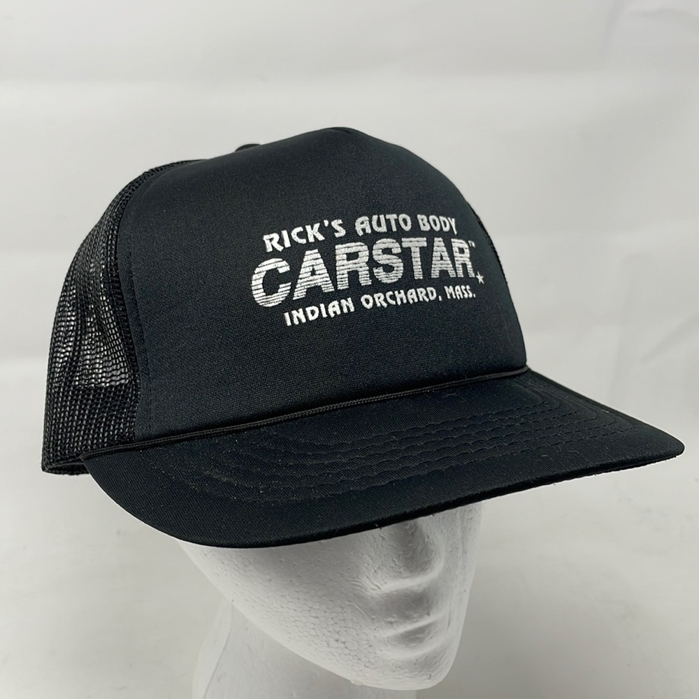 Vintage Rick’s Auto Body Carstar Trucker Hat Mesh Snap Back